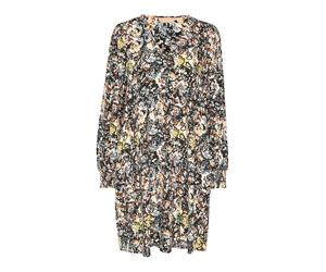 CULTURE Robe 'CUSika Bello' bleu clair / jaune / noir / blanc, Taille 38