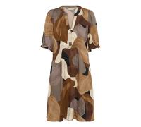 CULTURE Robe 'Dana' beige / marron / noisette / brun foncé / gris, Taille 36
