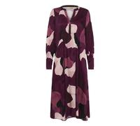 CULTURE Robe 'Dana' rosé / lie de vin / melon / noir, Taille 42