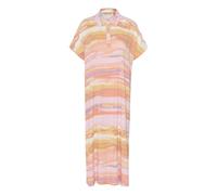 CULTURE Robe 'Dodi Alexa' jaune / gris / orange clair / rose, Taille 36