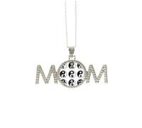 Culture Yin-Yang Fleur Rond Design Cadeau Fête des Mères pour Maman Nana Grand-Mère Collier Anniversaire Bijoux, M