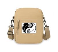 Culture Yin-Yang Fleur Sac à bandoulière pour téléphone portable Sac à main Sac à main Mini sac à bandoulière