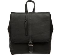 Cultured London Cultured London Black Danica Leather Backpack