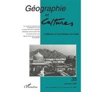 Cultures et territoires en inde Collectif (Auteur)