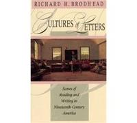 Cultures of Letters by Richard H. Brodhead Paperback Book Richard H. Brodhead (Auteur)