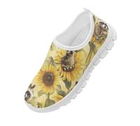 Cumagical Baskets à enfiler sans lacets pour filles, Tournesol raton laveur, 28 EU