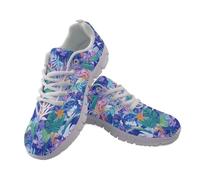 Cumagical Baskets basses en maille à lacets pour femme, vert feuille, 40.5