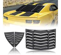 CUMART Pare-Soleil Voiture Arrière et Latéral pour Pare-Brise - Noir Mat - Compatible avec Chevrolet Chevy Camaro 2010 2011 2012 2013 2014 2015