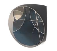 Cumbe Cube Prism Verre optique Excellent transparence Total Station Prism 17,8 mm de diamètre pour la cartographie de l'arpentage