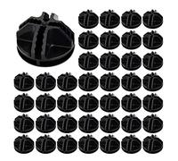 Cumbes en plastique Cube Connecteurs en plastique Black Entrocourant en plastique Modular Organizer Clasf Backle Clip pour étagères de bricolage et armoire Modular Organizer Closet Clasf Backle 40pcs