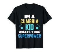Cumbria Lass Quelle est Votre Super Puissance Cumbria Day T-Shirt Graphique avec Valeur