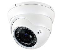 CUMCITIN Caméra de vidéosurveillance analogique HD 1080p 4 en 1 (TVI/AHD/CVI/CVBS) Caméra dôme de sécurité extérieure, Mise au Point Manuelle 2,8 mm-12 mm, Objectif varifocal, boîtier en métal