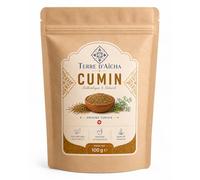 Cumin Moulu 100 g - Terre d'Aïcha - 100% Naturel - Origine Tunisie - Sans Additif - Épice pour Viandes, Grillades, Poissons et Cuisine Méditerranéenne