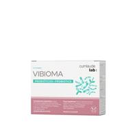 Cumlaude Lab - Vibioma, Complément Alimentaire à Triple Action Probiotique pour le Bien-Être Intime Féminin, Prévient Infections, avec Vitamines, Probiotiques et Prébiotiques, Saveur Pêche - 14 Sticks