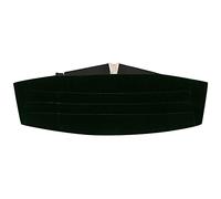 Cummerbund en velours vert foncé