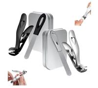 Cumuul ClipMaster Pro, Dotmalls Cumuul ClipMaster Pro, coupe-ongles ergonomique à tête angulaire pour seniors, coupe-ongles à tête angulaire pour seniors ongles épais (Mix)
