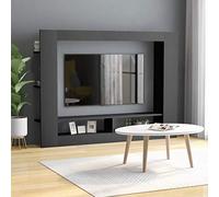 CUMYZO Meuble de télévision pour télévision, rangement de fichiers, cuisine, salle de bain, toilettes, garde-manger, étagère murale extérieure, intérieur, serrure de garage, 151,9 x 22,1 x 113 cm