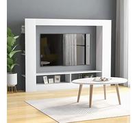 CUMYZO Meuble de télévision pour télévision, rangement de fichiers, cuisine, salle de bain, toilettes, garde-manger, étagère murale extérieure, intérieur, serrure de garage, 151,9 x 22,1 x 113 cm