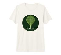 CUNEATE Base cunéiforme Feuille Botanique T-Shirt Haut de Gamme