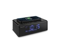Audizio Cuneo Radio Dab+ avec Bluetooth - Noir, avec Charge sans Fil par Induction, Fonction Réveil, Haut-Parleur Intégré, Stations Pré-Réglables, Idéale pour Ecouter Vos Radios Préférées Partout