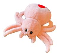 Cunlvyyds Peluche araignée décorative, Grands Yeux, 9, 8 Pouces, adorables Peluches d'halloween, Douces et Chaudes, Cadeaux de fête Amusants pour garçons et Filles, Style2