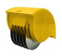 Cunlvyyds Rouleau d'herbe avec Une Lame en Acier Inoxydable, Hachoir d'herbe Manuelle, coupeur Lavable détachable, hacheurs Portables pour la coriandre écorchure, coupeur