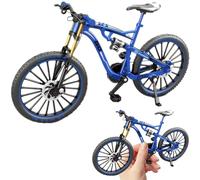Cunlvyyds Vélo à Doigts, Jouet de Simulation en Alliage, échelle 1:8, Mini vélo interactif avec Partie Mobile, vélos Pliables avec décoration Absorbant Les Chocs pour Enfants et collectionneurs