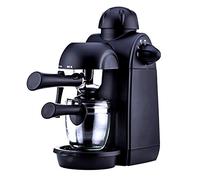 CUNTO Cafetière goutte à goutte avec filtre, machine à expresso, soulagement automatique de la pression, tête en acier inoxydable, bouton rotatif, buse vapeur, bac d'égouttement amovible