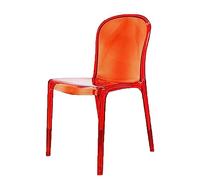 CUNTO Chaises en Acrylique Clair pour Coiffeuse, Chaises de Salle à Manger Chaise d'ordinateur, Chaise de Bureau Transparente, Chaises Acrylique Transparentes, Restaurants, Bureaux Ordinateurs, Patios