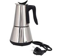 CUNTO TEmkin 6 Tasses 300 ml Cafetière électrique Matériel en aluminium Cafetières Moca Machine à café Filtre à café Machine à expresso Poignée anti-brûlure Design avec base