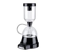 CUNTO TEmkin Cafetière électrique avec siphon, 3 tasses, cafetière sous vide, cafetière goutte à goutte, thé, siphon, casserole en verre, filtre, machine à expresso