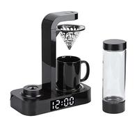 CUNTO TEmkin Cafetière Mini machine à café automatique avec affichage numérique de l'horloge