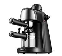 CUNTO TEmkin Petite machine à café automatique pour la maison, mousseur à lait, vapeur intégré avec cafetières
