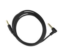 CUNZJIA Cordon de rechange de câble de 3,5 mm, prise droite, connecteur courbé, voix de jeu, écoute de musique, CA en ligne