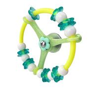 CUNZJIA Durability Perrots Jouet à mâcher Soucoupe volante avec son pour l'entraînement interactif des oiseaux et mentaux