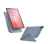 CUNZJIA Étui magnétique pour tablette avec support pliable, mise en veille automatique, accès aux découpes pour appareil photo