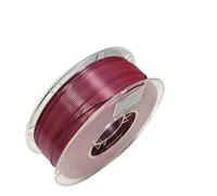 CUNZJIA Filament d'impression 3D bicolore en soie 1,75 mm Bobine de 1 kg Option brillante pour modèles décoratifs, figurines, créateurs