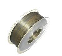 CUNZJIA Filament d'impression 3D bicolore en soie 1,75 mm Bobine de 1 kg Option brillante pour modèles décoratifs, figurines, créateurs