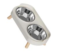 CUNZJIA Gamelle surélevée réglable pour chien avec support pour la plupart des chiens de taille