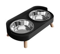 CUNZJIA Gamelle surélevée réglable pour chien avec support pour la plupart des chiens de taille