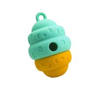 CUNZJIA Jouet à mâcher en silicone pour chien avec forme unique pour s'amuser et manger rapidement