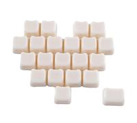 CUNZJIA Lot de 21 touches de clavier en forme de chat Mao - Touches en polycarbonate brillant pastel avec profil sculpté - Touches vides