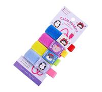 CUNZJIA Lot de 4 sangles de support de câble réutilisables avec crochet et boucle en polyamide, 17 x 2 cm, pour bureau, voyage