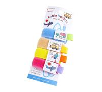 CUNZJIA Lot de 4 sangles de support de câble réutilisables avec crochet et boucle en polyamide, 17 x 2 cm, pour bureau, voyage