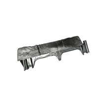 CUNZJIA Lot de 8 bordures de clôture de jardin aspect pierre PP pour parterre de fleurs décoration de cour Assemblage facile Barrière de paysage extérieur