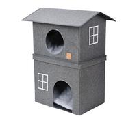 CUNZJIA Maison pour chatons - Maison de ville - 2 étages - Pliable - Gain de place