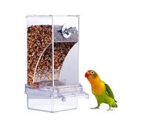 CUNZJIA Mangeoire automatique à suspendre avec design anti-déversement pour oiseaux de compagnie, facile à installer, économie d'espace