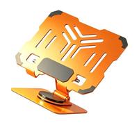 CUNZJIA Support de tablette réglable pliable en métal avec charnière de levage et base rotative en silicone pour bureau, dessin, voyage