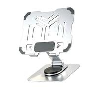 CUNZJIA Support de tablette réglable pliable en métal avec charnière de levage et base rotative en silicone pour bureau, dessin, voyage