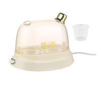 Cuociuova électrique avec arrêt automatique, petit vaporisateur pour œufs durs 120 W | Machine portable pour œufs durs, cuociuova multifonction pour la maison, chambre, camping, accessoire de cuisson
